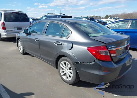 2012 Honda Civic Ex from USA, damaged, VIN 19XFB2F88CE334740